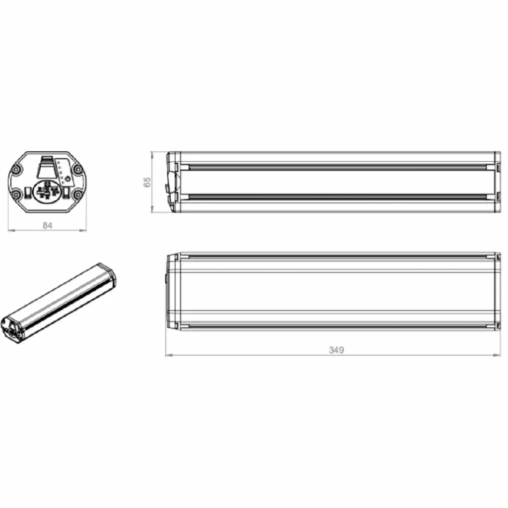 Batterie VAE 36V Compatible Bosch PowerTube Horizontale Doctibike 3 Batterie VAE 36V Compatible Bosch PowerTube Horizontale Doctibike – Image 3