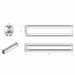 Doctibike Batterie VAE Sur Cadre Compatible Bosch PowerPack 36V -Schwalbe Soldes batterie vae sur cadre compatible bosch powerpack 36v full 4