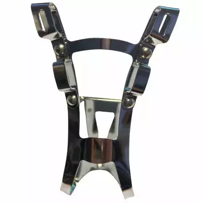 Messingschlager Cale Pieds Pédale Vélo Avec 2 Points De Passage Pour Lanière 2 Messingschlager Cale Pieds Pédale Vélo Avec 2 Points De Passage Pour Lanière – Image 2