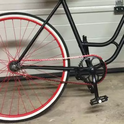 YBN Chain Chaîne Vélo BMX FIXIE Single Speed Rouge 3 YBN Chain Chaîne Vélo BMX FIXIE Single Speed Rouge – Image 3