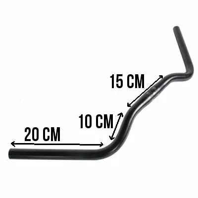 Ergotec-Humpert Cintre De Vélo Trekking En Aluminium Noir Ergotec 2 Ergotec-Humpert Cintre De Vélo Trekking En Aluminium Noir Ergotec – Image 2