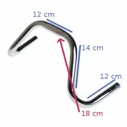 Cintre Moustache Vélo De Piste Vintage Escobar BLB -Schwalbe Soldes cintre moustache velo de piste vintage escobar blb full 4