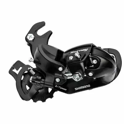 Dérailleur Arrière Shimano Tourney 6/7v Avec Adaptateur 1 Dérailleur Arrière Shimano Tourney 6/7v Avec Adaptateur