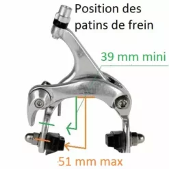 Brandless Etriers De Frein De Vélo De Course Caliper Avant Et Arrière -Schwalbe Soldes etriers de frein de velo de course caliper avant et arriere full 3