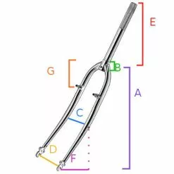 Schwalbe Soldes -Schwalbe Soldes fourche velo 26 pouces ahead 1 1 8 chrome full 2