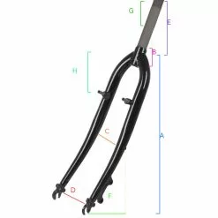 Brandless Fourche Vélo 28 Pouces 1"1/8 Filetée Pour Frein à Disque -Schwalbe Soldes fourche velo 28 pouces 1 1 8 filetee pour frein a disque full 3