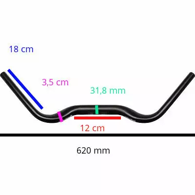 Ergotec-Humpert Guidon De Vélo Trekking Noir Ergotec Aerowing 2 3 Ergotec-Humpert Guidon De Vélo Trekking Noir Ergotec Aerowing 2 – Image 3