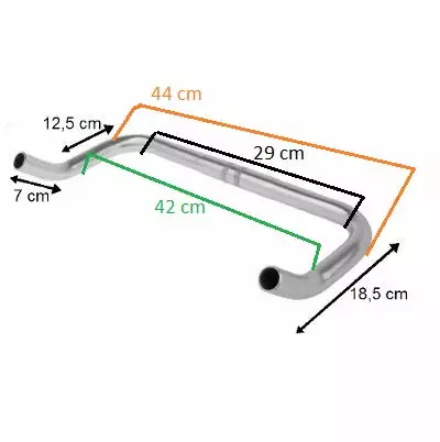 Messingschlager Guidon Vélo Corne De Vache 3 Messingschlager Guidon Vélo Corne De Vache – Image 3
