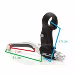 XLC Leviers De Frein De Vélo Revêtement Caoutchouc - La Paire -Schwalbe Soldes leviers de frein de velo revetement caoutchouc la paire full 3