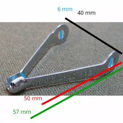 Patte Pour Passage De Câble Sur Tube De Selle Vélo Dia-Compe 3 Patte Pour Passage De Câble Sur Tube De Selle Vélo Dia-Compe – Image 3