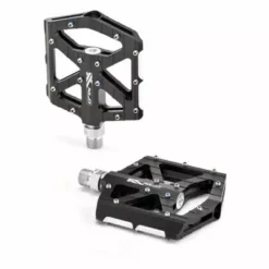 Pédales Ultra Plates Pour VTT Et BMX Noir Et Argent - XLC