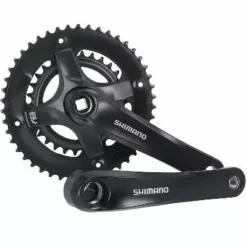 Pédalier Double Plateaux Vélo 7/8V 30/46 Dents Tourney Shimano