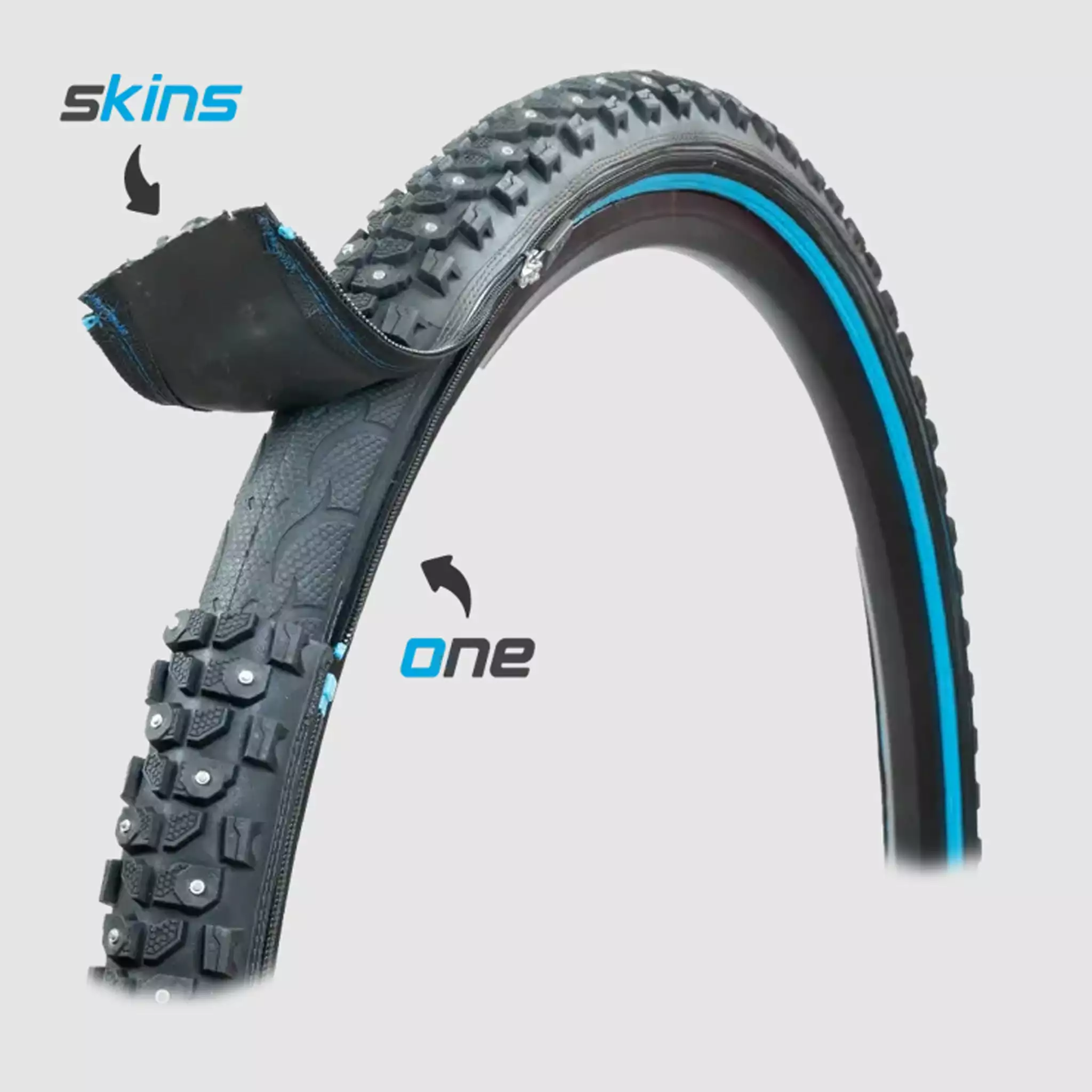 Système De Pneus Interchangeables Ville, Clouté Et VTC Retyre 2 Système De Pneus Interchangeables Ville, Clouté Et VTC Retyre – Image 2