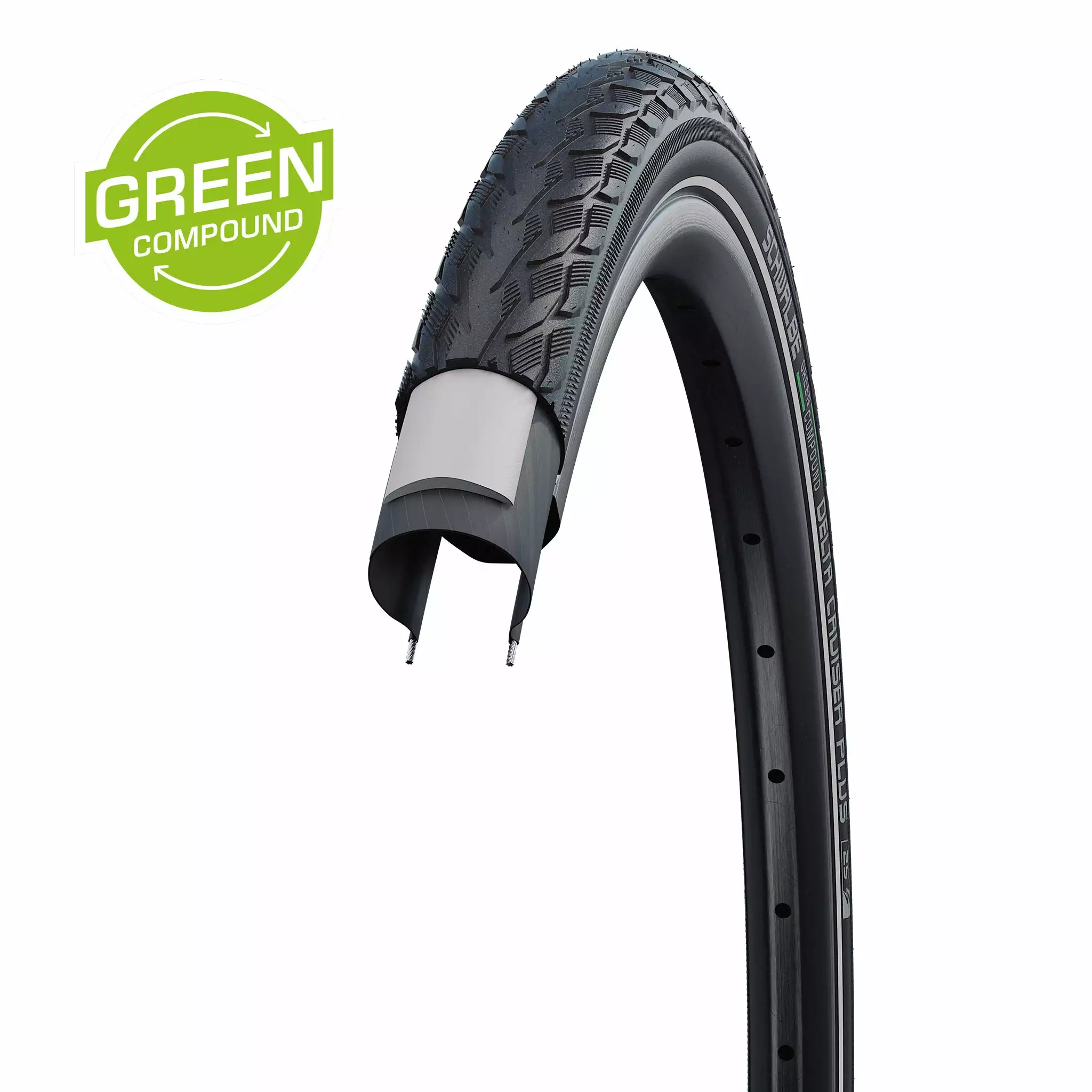 Pneu Ville Schwalbe Delta Cruiser Plus Green Compound 28 Pouces 1 Pneu Ville Schwalbe Delta Cruiser Plus Green Compound 28 Pouces