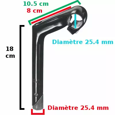 Ergotec-Humpert Potence Plongeur Vintage Tube 25.4 Vélo Vintage Eagle Ergotec 2 Ergotec-Humpert Potence Plongeur Vintage Tube 25.4 Vélo Vintage Eagle Ergotec – Image 2