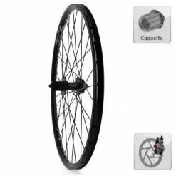 Rodi Roue Arrière 26 Pouces VTT Frein à Disque Cassette