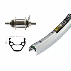 Brandless Roue Arrière Rétropédalage 26 Pouces -Schwalbe Soldes roue arriere retropedalage 26 pouces full 4