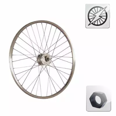 Brandless Roue De 20 Pouces Avec Dynamo Dans Moyeu à écrou 1 Brandless Roue De 20 Pouces Avec Dynamo Dans Moyeu à écrou
