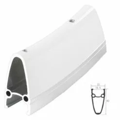 M-Wave Roue De Vélo Avant Blanche 700 Route -Schwalbe Soldes roue de velo avant blanche 700 route full 4