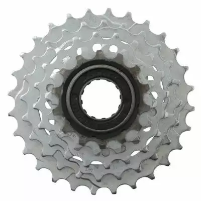 Roue Libre Sunrace 5 Vitesses 14-28 Dents Argent 1 Roue Libre Sunrace 5 Vitesses 14-28 Dents Argent