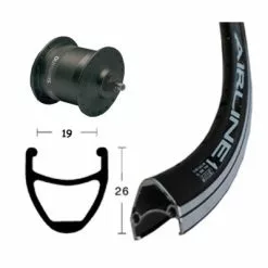 Roue Vélo Avant Noire Moyeu Dynamo 28 Pouces Rodi -Schwalbe Soldes roue velo avant noire moyeu dynamo 28 pouces rodi full 4