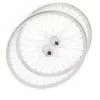 Point Roues Avant Arrière Blanches Moyeu Flip Flop Fixie Single Speed