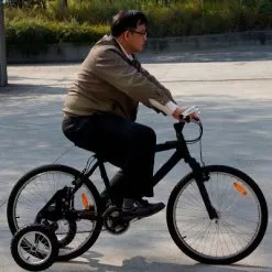 XPRIT Roues Stabilisatrices Pour Vélo Adulte Fixation Hauban Et Base -Schwalbe Soldes roues stabilisatrices pour velo adulte fixation hauban et base full 3