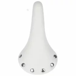 Endzone Selle Vélo Vintage Blanche Imitation Cuir Avec Rivets -Schwalbe Soldes selle velo vintage blanche imitation cuir avec rivets full 3