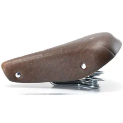 Selle Vélo Vintage Marron Avec Gel Ondina - Selle Royal -Schwalbe Soldes selle velo vintage marron avec gel ondina selle royal full 3