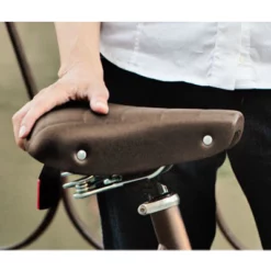 Selle Vélo Vintage Marron Avec Gel Ondina - Selle Royal -Schwalbe Soldes selle velo vintage marron avec gel ondina selle royal full 6