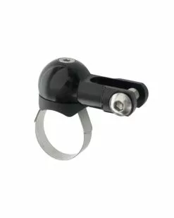 Support De Phare SON, Alu CNC Ano. Noir Pour Cintre 22-31.8mm