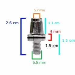 Brandless Vis De Réglage Levier De Frein M7 Pour Vélo -Schwalbe Soldes vis de reglage levier de frein m7 pour velo full 3